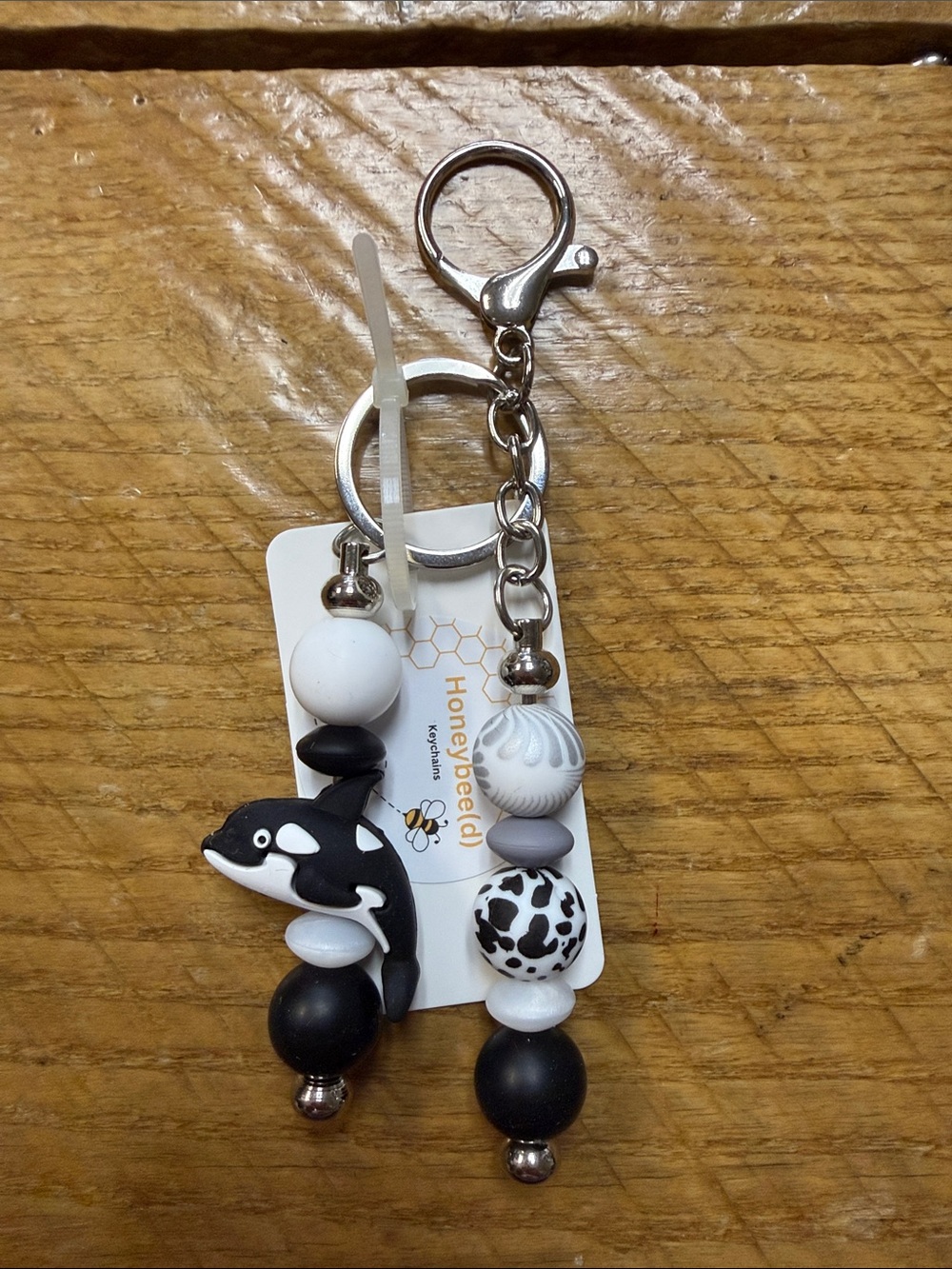 Honeybee(d) Orca Keychain